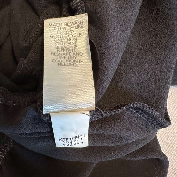 J. Jill Wearever Collection Black 3/4 Sleeve Layered Hem Top M - Picture 6 of 6